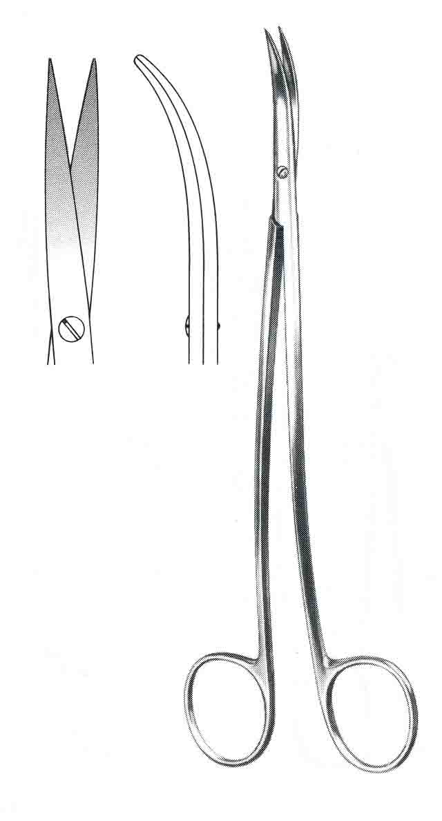 METZENBAUM FİNO MAKAS EĞRİ 18CM